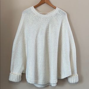 Michael Michael KORS Cream Cape Sweater Size S/M